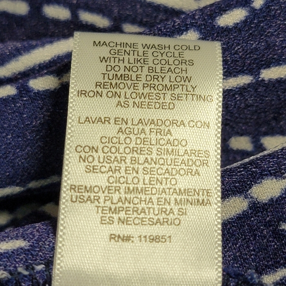 Soulmates Women’s Juniors Short Skirt Size Small Multicolored Blue White - Picture 9 of 9